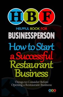 Front cover_How to Start a Successful Restaurant Business