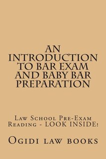 Couverture_An Introduction To Bar Exam and Baby Bar Preparation