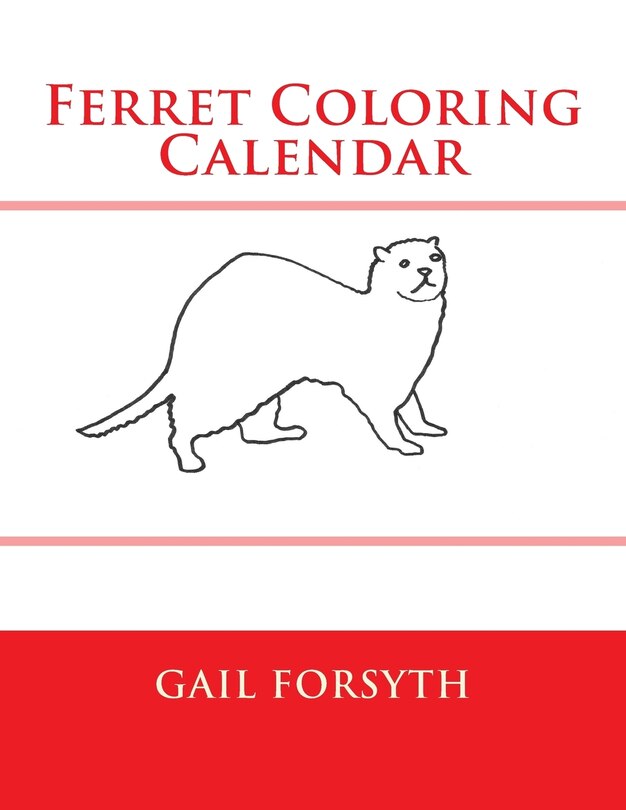 Couverture_Ferret Coloring Calendar