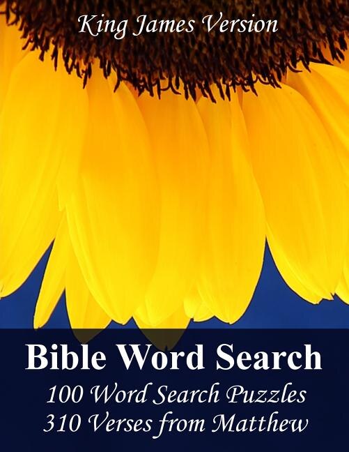 Front cover_King James Bible Word Search (Matthew)