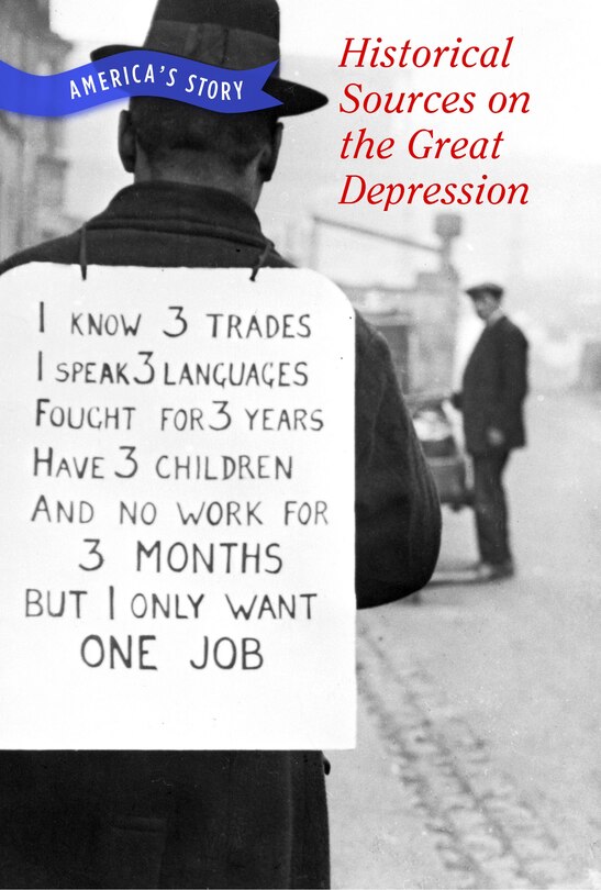 Front cover_Historical Sources on the Great Depression