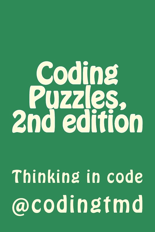Front cover_Coding Puzzles, 2nd edition