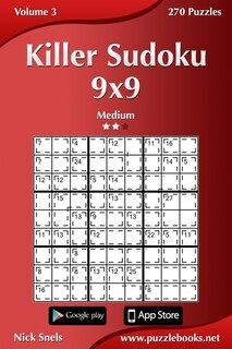 Couverture_Killer Sudoku 9x9 - Medium - Volume 3 - 270 Puzzles