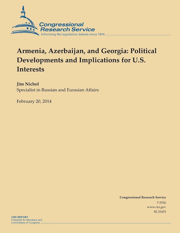 Front cover_Armenia, Azerbaijan, and Georgia