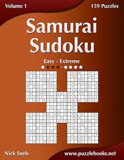 Couverture_Samurai Sudoku - Easy to Extreme - Volume 1 - 159 Puzzles