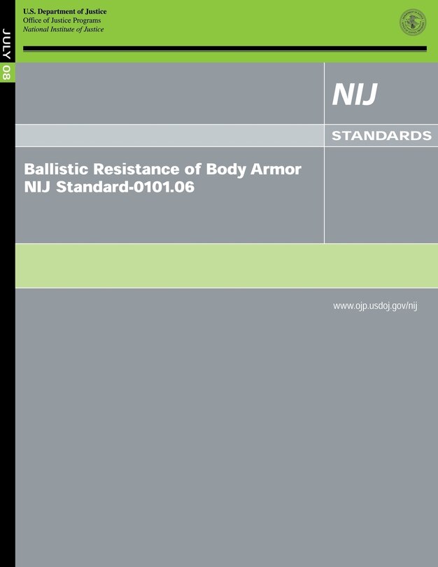 Front cover_Ballistic Resistance of Body Armor NIJ Standard-0101.06