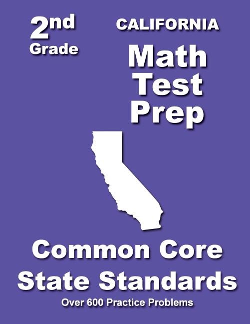 Front cover_California 2nd Grade Math Test Prep