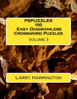 Front cover_PSPUZZLES 100 Easy Diagramless Crossword Puzzles Volume 3