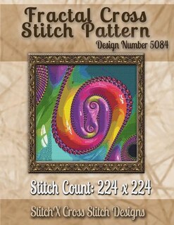 Couverture_Fractal Cross Stitch Pattern