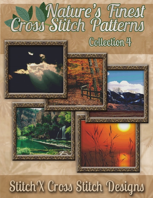 Front cover_Nature's Finest Cross Stitch Pattern Collection No. 4