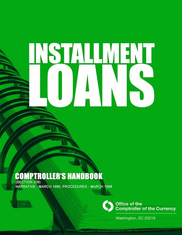 Couverture_Installment Loans Comptroller's Handbook (section 209)