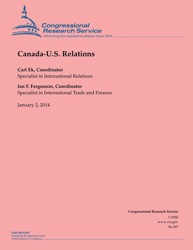 Front cover_Canada-U.S. Relations