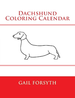 Front cover_Dachshund Coloring Calendar