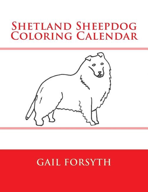 Front cover_Shetland Sheepdog Coloring Calendar