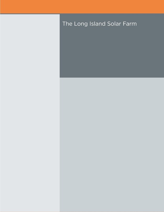 Couverture_The Long Island Solar Farm