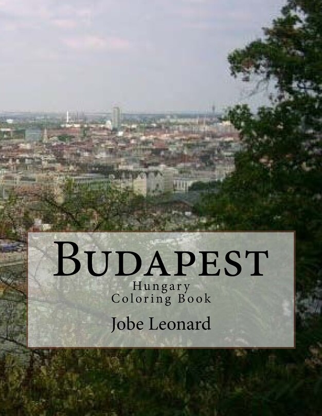 Couverture_Budapest, Hungary Coloring Book