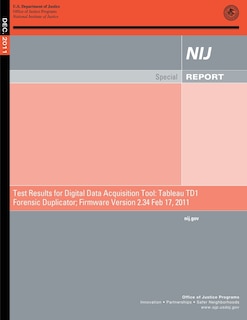 Front cover_Test Results for Digital Data Acquisition Tool