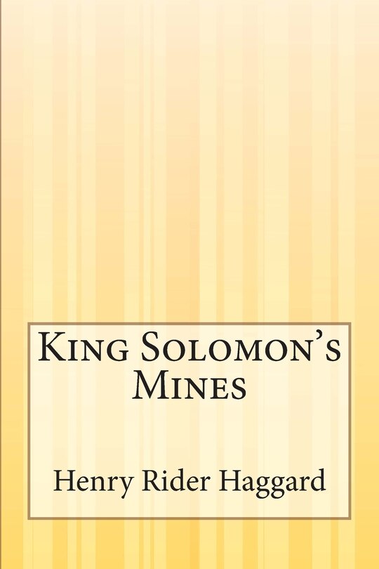 Couverture_King Solomon's Mines