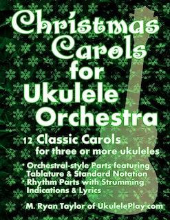 Front cover_Christmas Carols for Ukulele Orchestra