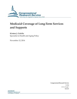 Front cover_Medicaid Coverage of Long-Term Services and Supports
