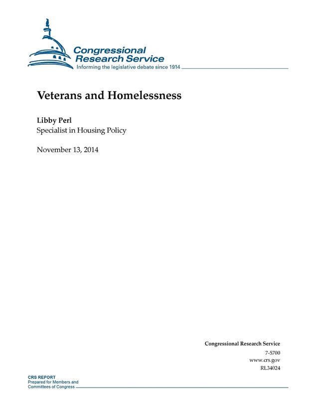 Front cover_Veterans and Homelessness