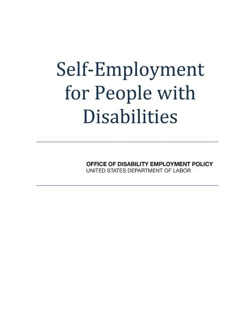 Couverture_Self-Employment for People with Disabilities