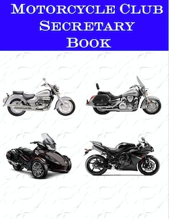 Couverture_Motorcycle Club Secretary Book