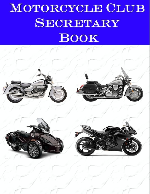 Couverture_Motorcycle Club Secretary Book
