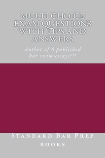 Front cover_Multi Choice Exam Questions with Tips and Answers