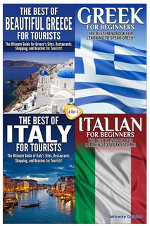 Front cover_The Best of Beautiful Greece for Tourists & Greek for Beginners & The Best of Italy for Tourists & Italian for Beginners
