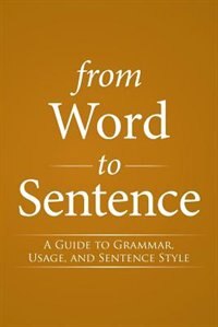 Front cover_From Word to Sentence