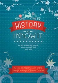Front cover_History As I Know It