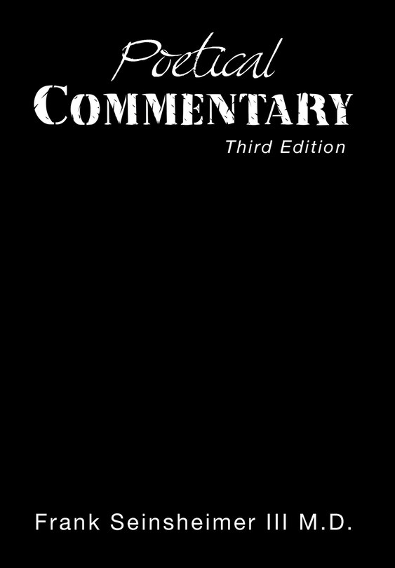 Front cover_Poetical Commentary