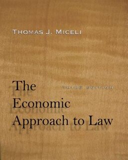 Couverture_The Economic Approach to Law, Third Edition