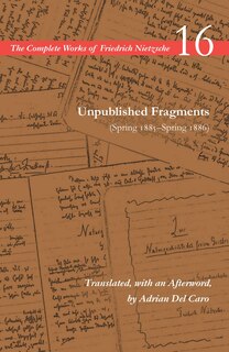 Couverture_Unpublished Fragments (Spring 1885–Spring 1886)