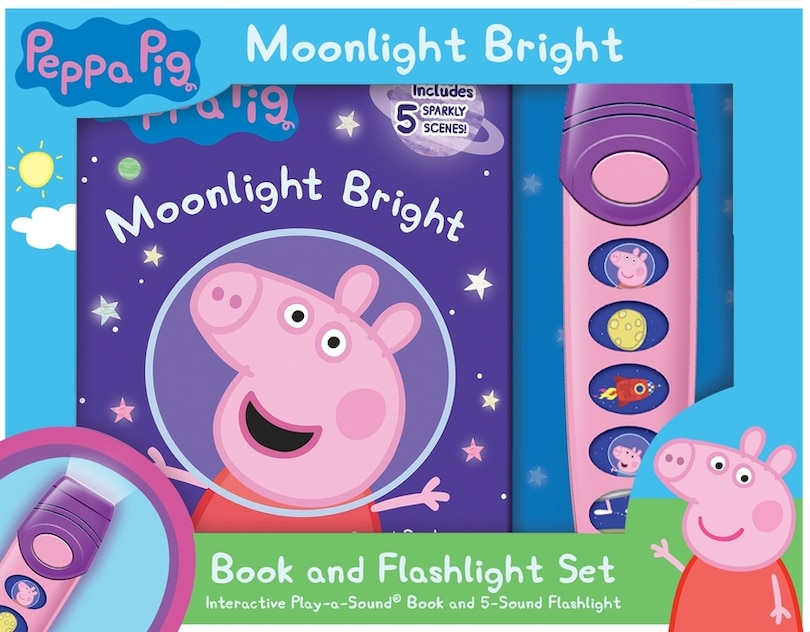MOONLIGHT BRIGHT PEPPA PIG FLASHLIGHT