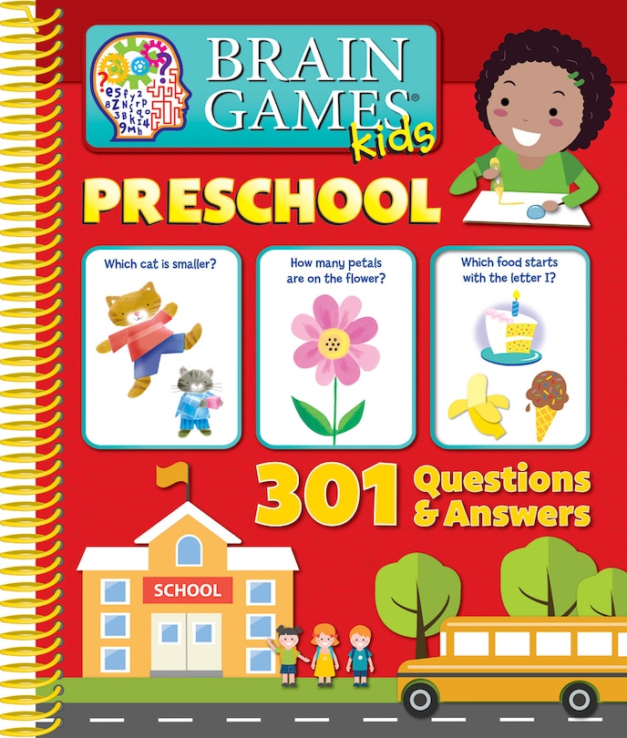 Couverture_Brain Games Kids - Preschool - 301 Questions and Answers - Pi Kids