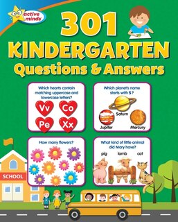 Front cover_Active Minds 301 Kindergarten Questions and Answers