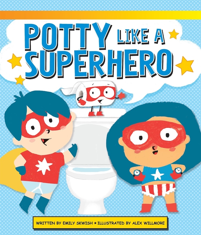 PADDED BOARD BK POTTY LIKE A SUPERHERO