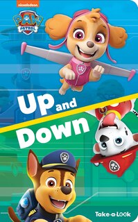 Front cover_Nickelodeon Paw Patrol: Up and Down Take-A-Look Book