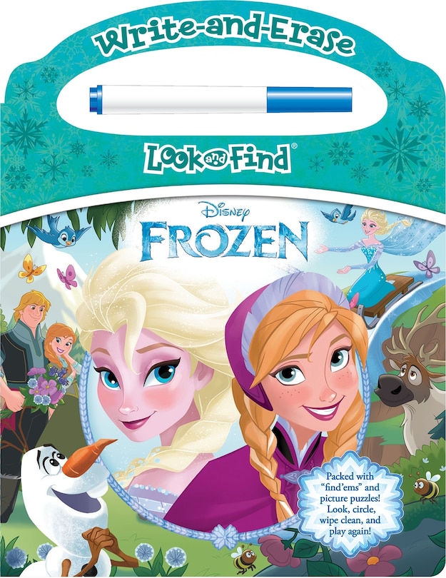 Couverture_Disney Frozen: Write-And-Erase Look and Find