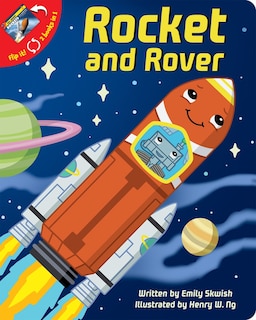 Front cover_2 Books in 1: Rocket and Rover and All about Rockets 3-2-1 Blast Off! Fun Facts about Space Vehicles