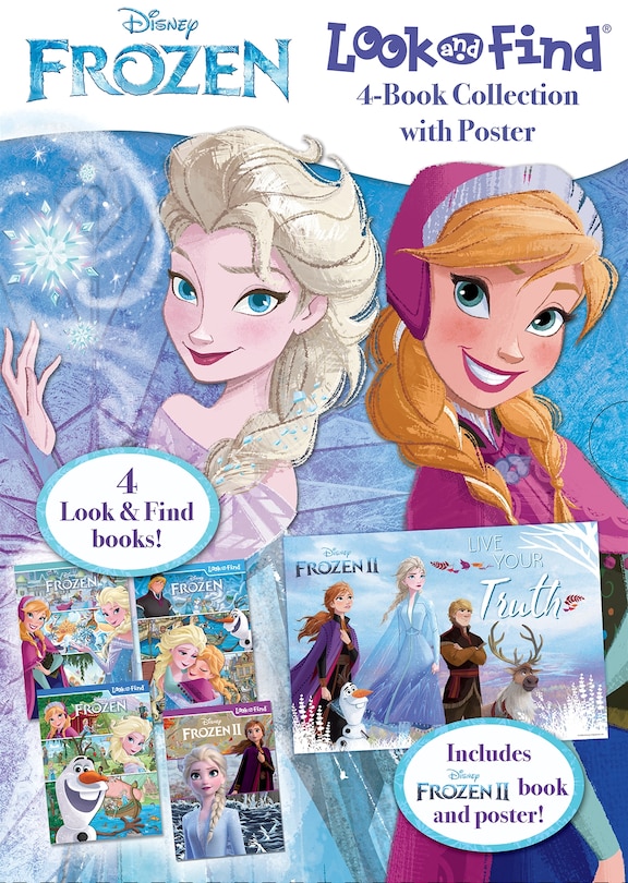 Couverture_Disney Frozen: Look and Find 4-Book Collection with Poster