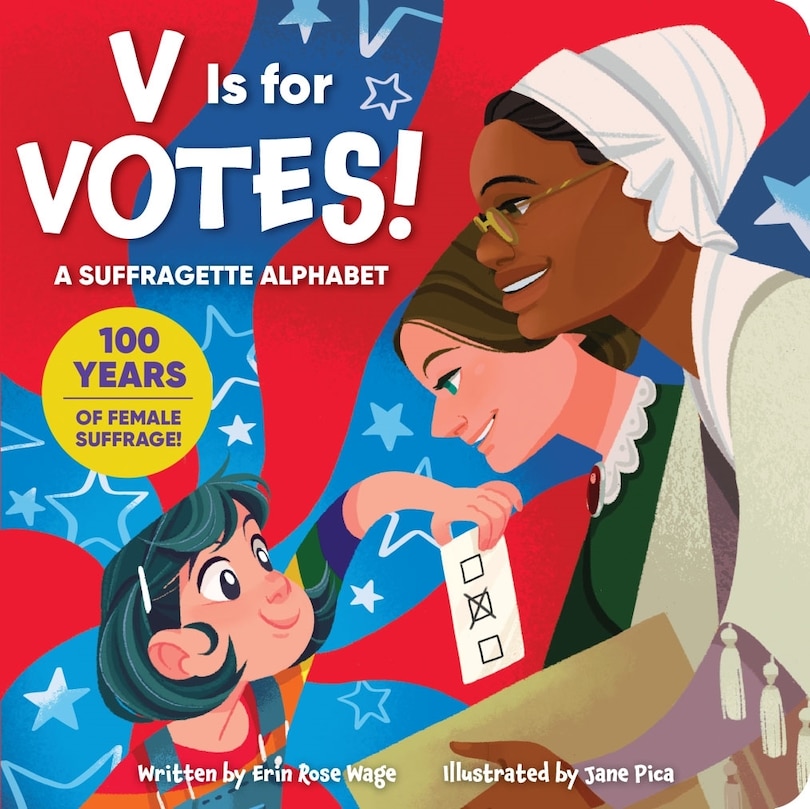Front cover_V Is for Votes! a Suffragette Alphabet