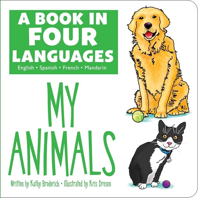 Front cover_A Book in Four Languages: My Animals
