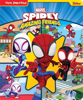 Front cover_Disney Junior Marvel Spidey and His Amazing Friends: First Look and Find