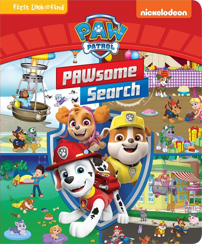 Front cover_Nickelodeon Paw Patrol: Pawsome Search First Look and Find