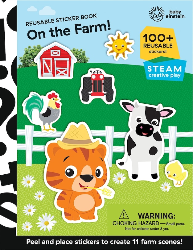 Front cover_Baby Einstein: On the Farm! Reusable Sticker Book