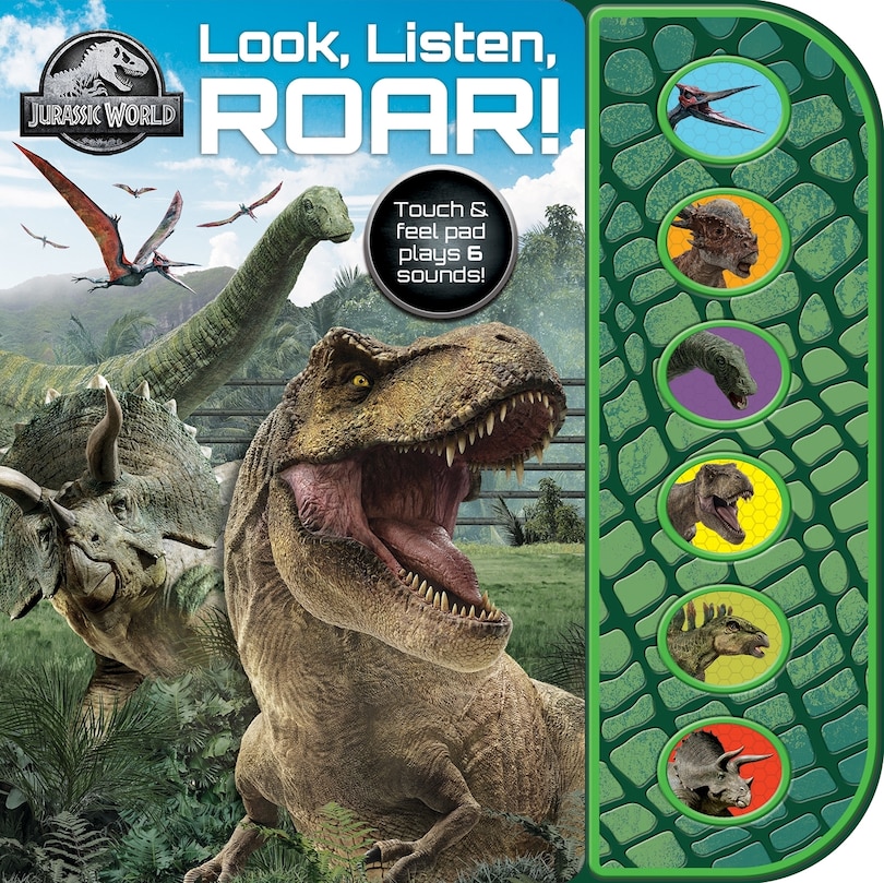 Front cover_JURASSIC WORLD LOOK LISTEN ROAR SOUND BK