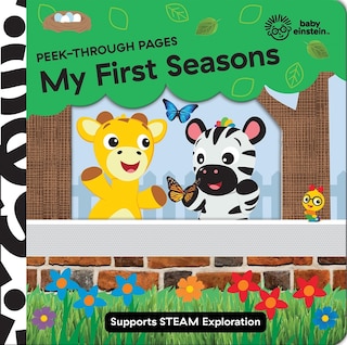 Front cover_Baby Einstein: My First Seasons Peek-Through Pages